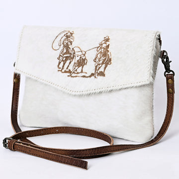 American Darling Envelope Hair on Genuine Leather Western Women Bag Handbag Purse | for Cute